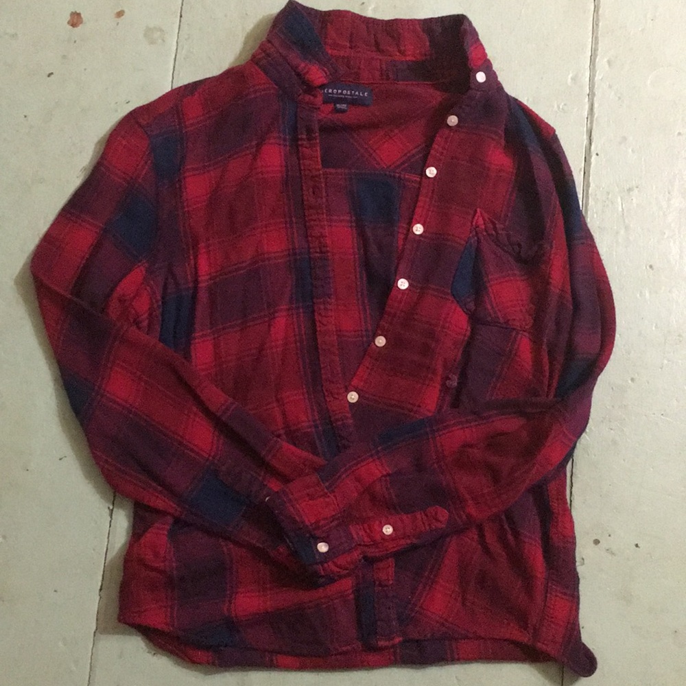 Plaid long sleeve